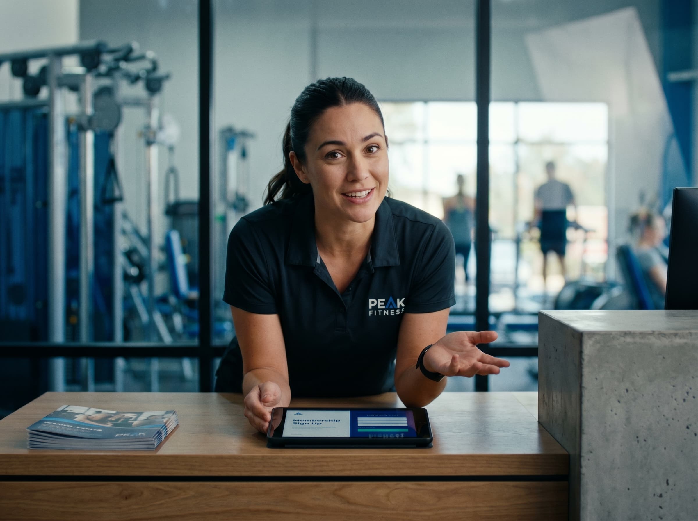 Service d'abonnement à la salle de sport